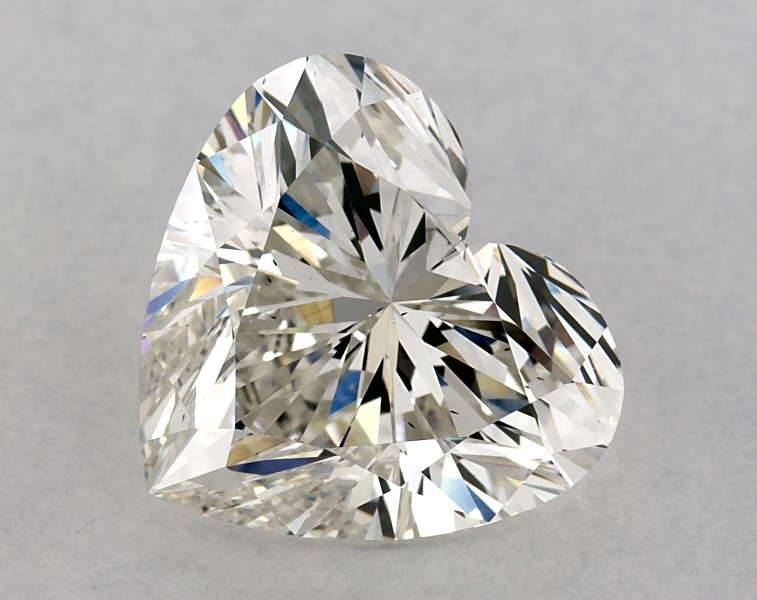 3.53 carat heart diamond, H VS2