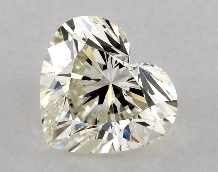 1.54 carat heart diamond, K VVS2