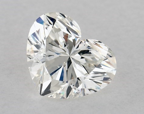 GIA 1.00 Carat H-VS1 Heart Shaped Diamond