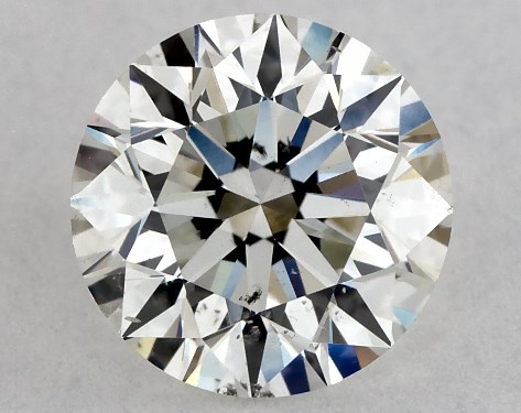 GIA 0.80 Carat H-SI1 Excellent Cut Round Diamond