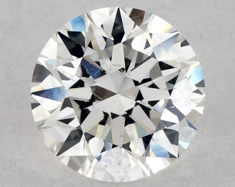 GIA 1.01 Carat H-SI1 Excellent Cut Round Diamond