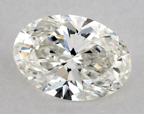 GIA 1.00 Carat H-VS2 Oval Cut Diamond