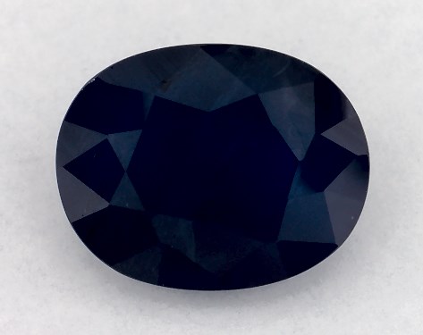 2.06 Carat Oval Natural Blue Sapphire