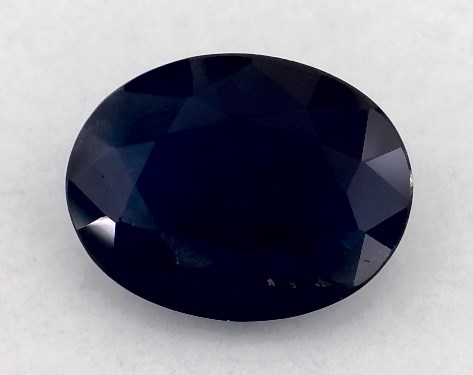 2.15 Carat Oval Natural Blue Sapphire