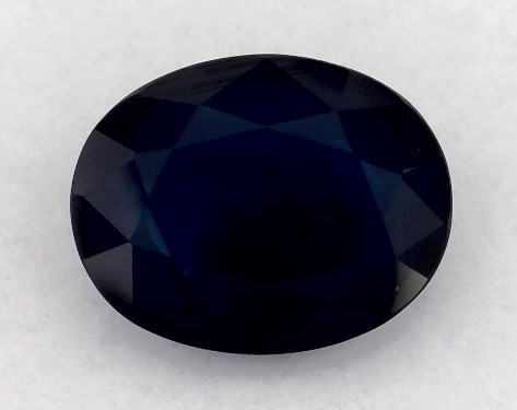 2.18 Carat Oval Natural Blue Sapphire