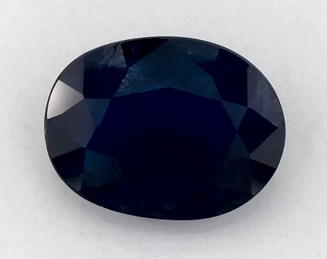 2.20 Carat Oval Natural Blue Sapphire