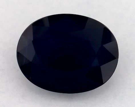 2.21 Carat Oval Natural Blue Sapphire