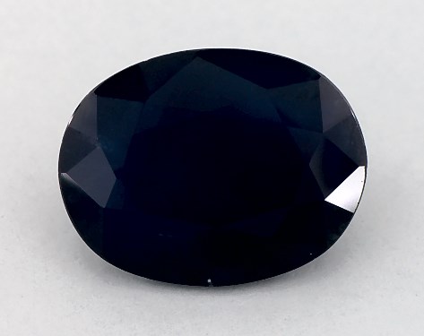 2.28 Carat Oval Natural Blue Sapphire