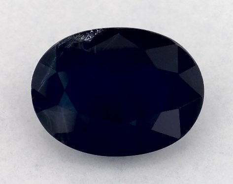 2.28 Carat Oval Natural Blue Sapphire