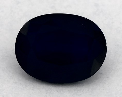 2.32 Carat Oval Natural Blue Sapphire