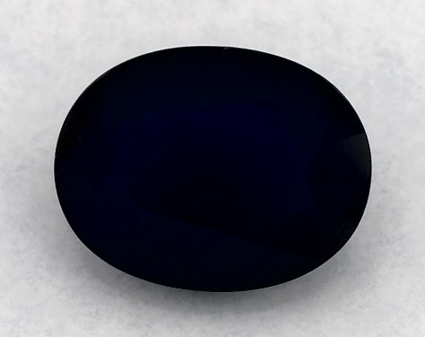 2.33 Carat Oval Natural Blue Sapphire