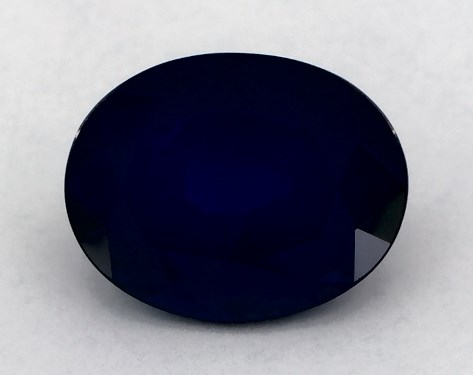 2.50 Carat Oval Natural Blue Sapphire