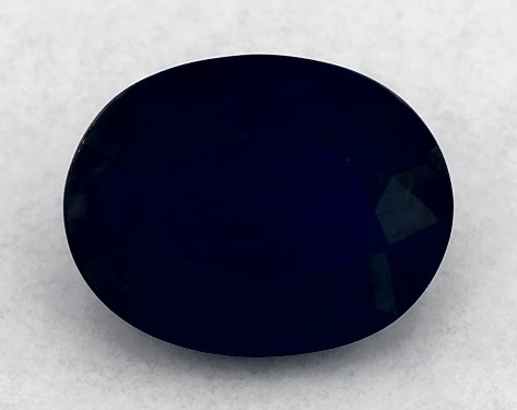 2.50 Carat Oval Natural Blue Sapphire