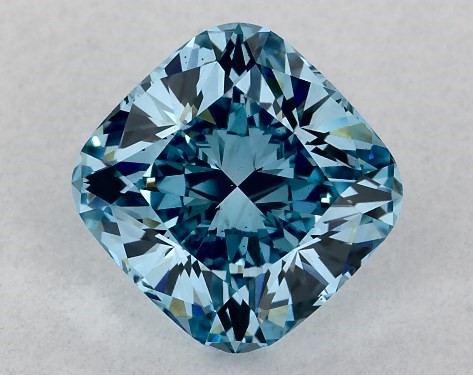 ◼️Blue Diamono IGI 2.20 Carat Fancy Vivid Blue-VS1 Cushion Cut Lab-Grown Diamond