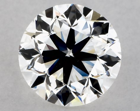 GIA 1.00 Carat H-VS1 Very Good Cut Round Diamond