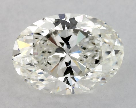 GIA 1.00 Carat H-VS2 Oval Cut Diamond