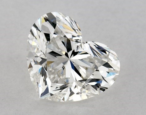 GIA 1.00 Carat G-VS2 Ideal Cut Heart Diamond
