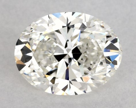 GIA 1.00 Carat H-VVS2 Oval Cut Diamond