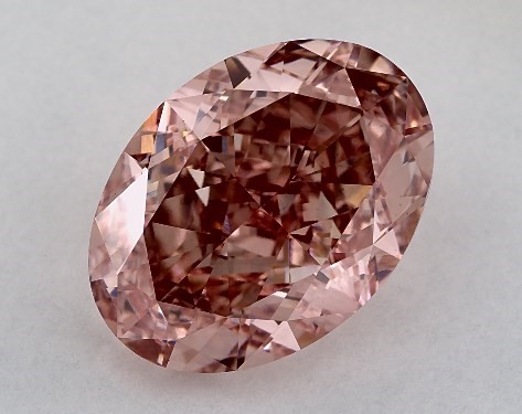 IGI Lab-Grown 7.03 Carat Fancy Vivid Pink-VS1 Oval Cut Diamond