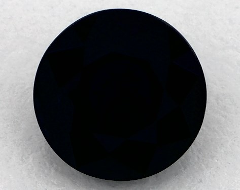 2.35 Carat Round Natural Blue Sapphire