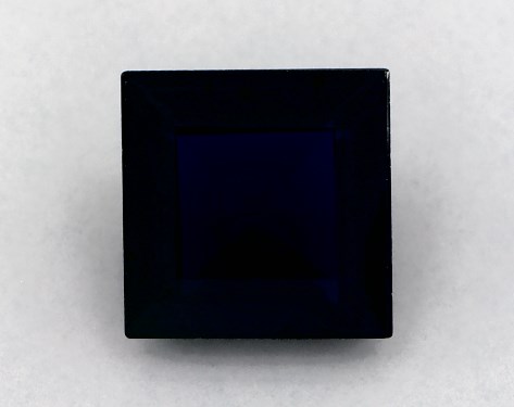 2.40 Carat Princess Natural Blue Sapphire