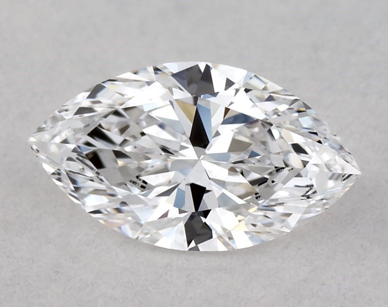 0.47 carat marquise diamond, D VVS2