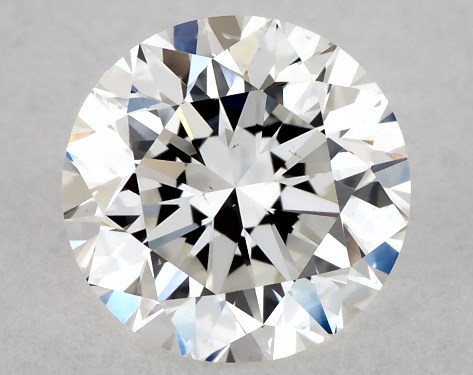 GIA 0.80 Carat H-SI1 Very Good Cut Round Diamond