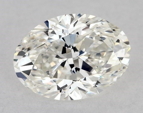 GIA 1.00 Carat H-VS1 Oval Cut Diamond