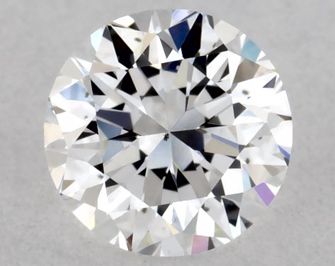 GIA 0.30 Carat D-SI1 Very Good Cut Round Diamond