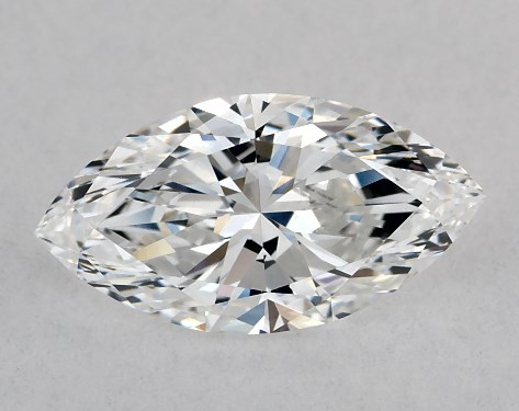 GIA 1.00 Carat E-VVS2 Very Good Cut Marquise Diamond