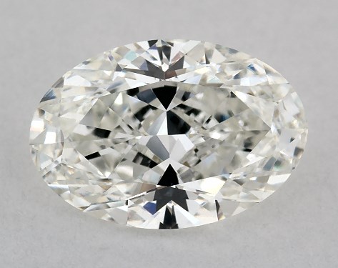 GIA 1.00 Carat H-VS2 Oval Cut Diamond