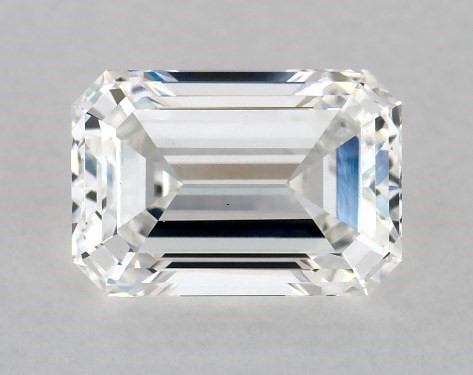 GIA 2.19 Carat F-VS1 Very Good Cut Emerald Lab-Grown Diamond