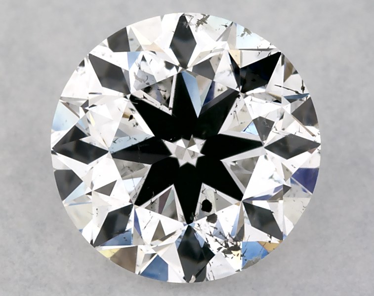 0.90 ct Round, F · SI2