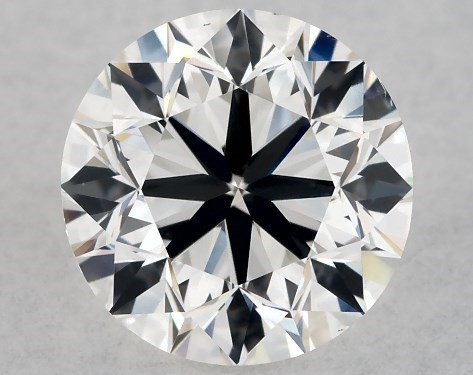 GIA 1.00 Carat H-VS2 Very Good Cut Round Diamond