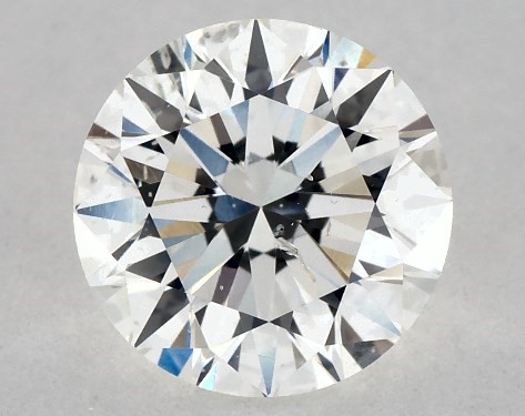 GIA 1.00 Carat H-SI2 Very Good Cut Round Diamond