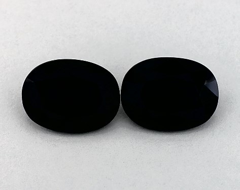3.03 Total Carat Weight Oval Natural Blue Sapphires