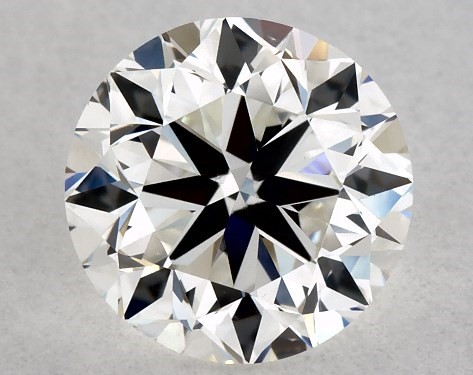GIA 1.00 Carat I-VS2 Very Good Cut Round Diamond