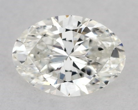 GIA 0.25 Carat H-SI1 Oval Cut Diamond