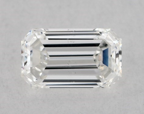 GIA 0.25 Carat F-SI1 Emerald Cut Diamond