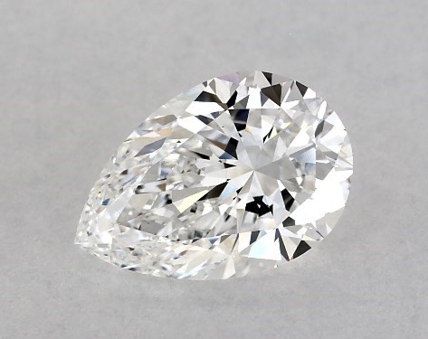 GIA 1.00 Carat E-VVS2 Very Good Cut Pear Diamond