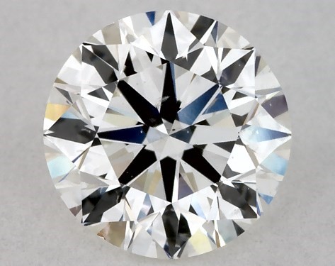 GIA 0.80 Carat H-SI1 Excellent Cut Round Diamond