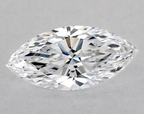 GIA 1.00 Carat D-VS2 Very Good Cut Marquise Diamond