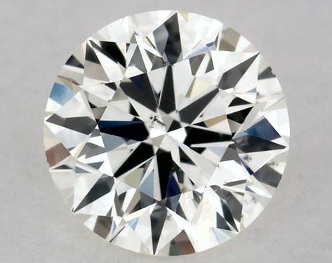 GIA 0.30 Carat J-SI1 Excellent Cut Round Diamond