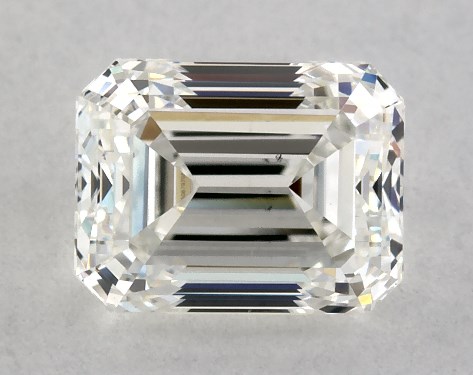 GIA 1.00 Carat H-VS2 Emerald Cut Diamond