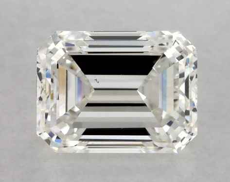 GIA 1.00 Carat H-VS2 Emerald Cut Diamond