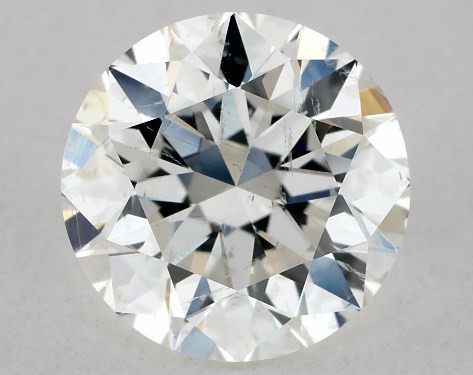 GIA 1.00 Carat H-SI2 Very Good Cut Round Diamond