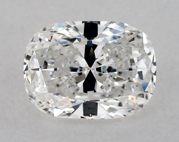 2.44 carat cushion diamond, E VS1