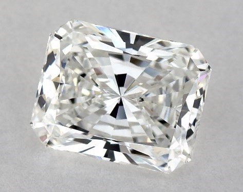 GIA 1.00 Carat G-VVS2 Ideal Cut Radiant Diamond