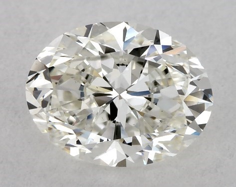 GIA 1.00 Carat H-VS1 Oval Cut Diamond