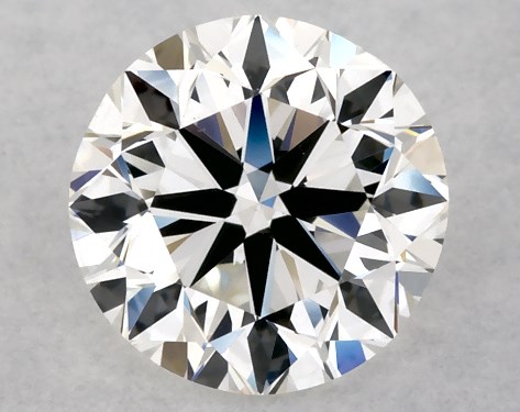 GIA 0.90 Carat H-SI1 Very Good Cut Round Diamond